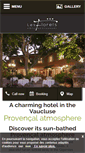 Mobile Screenshot of hotel-lesflorets.com